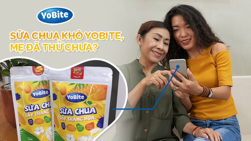 SỮA CHUA SẤY KHÔ YOBITE, MẸ ĐÃ THỬ CHƯA?