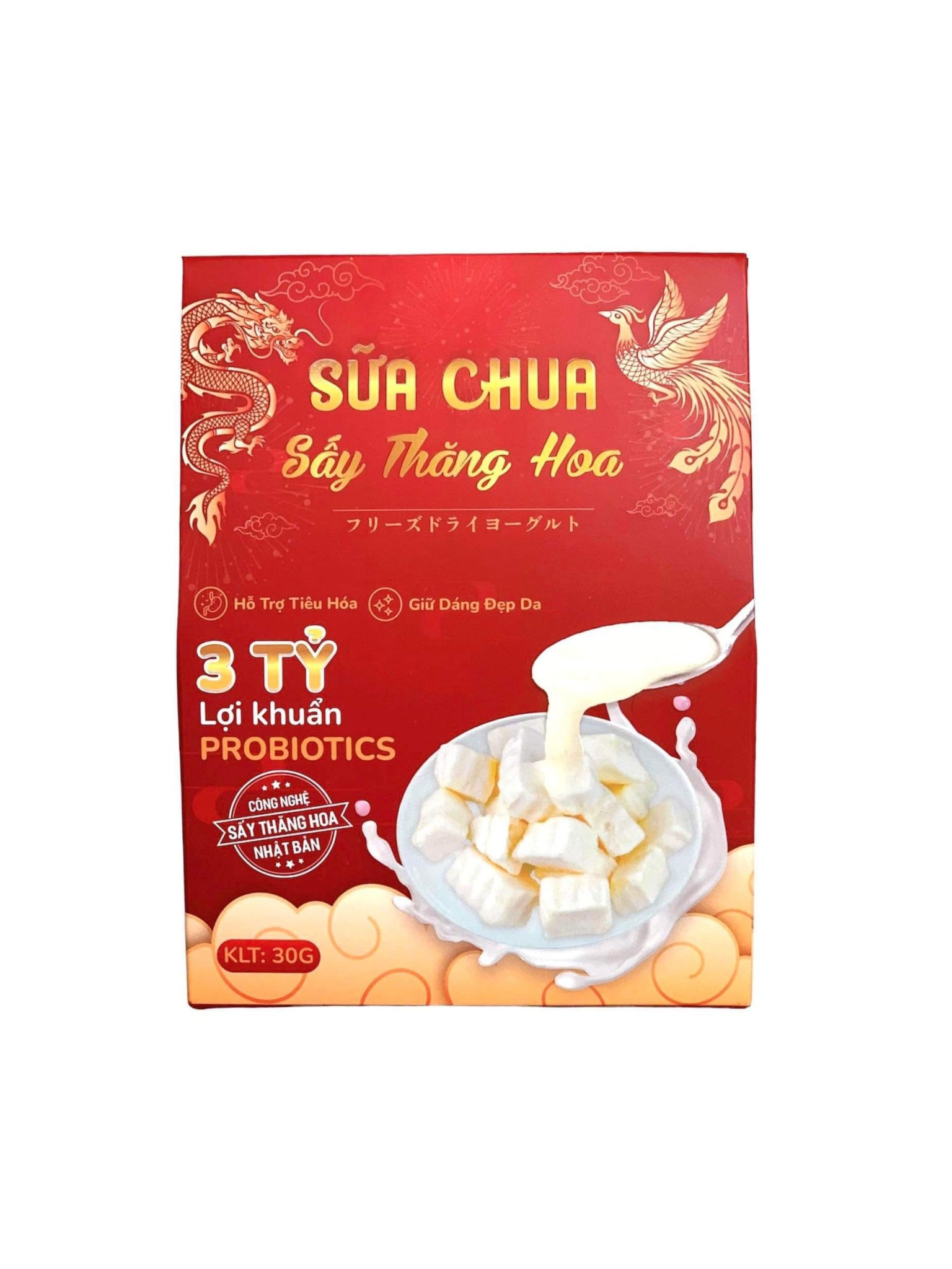  Sữa Chua Sấy Thăng Hoa - YoBite Healthy - Vị Tổng Hợp - 30gr - Giữ dáng đẹp da 