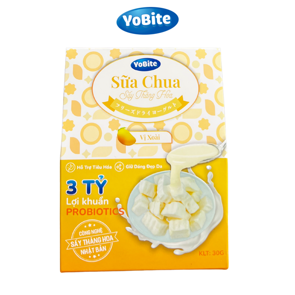 Sữa Chua Sấy Thăng Hoa - YoBite Healthy - Vị Xoài - 30gr