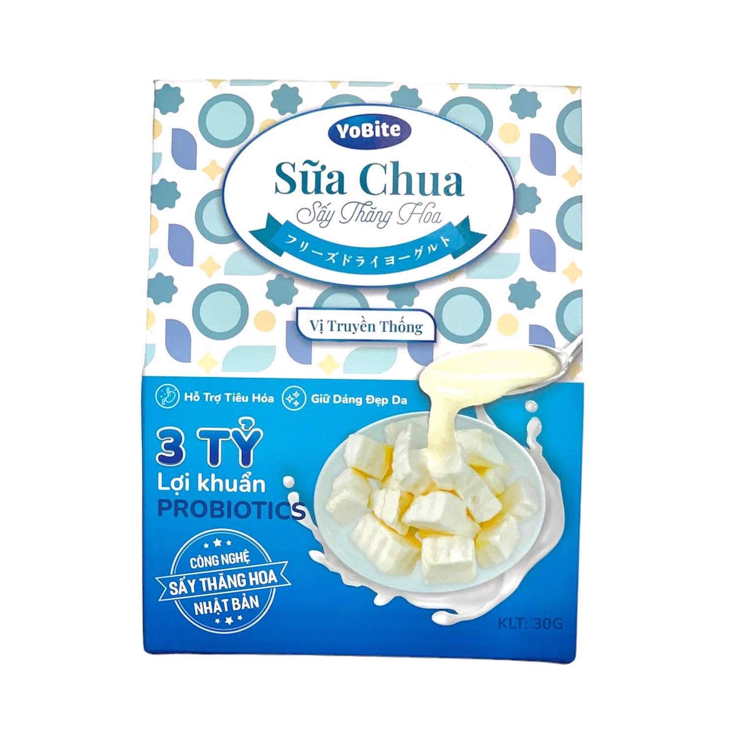  Sữa Chua Sấy Thăng Hoa - YoBite Healthy - Vị Truyền Thống - 30gr 