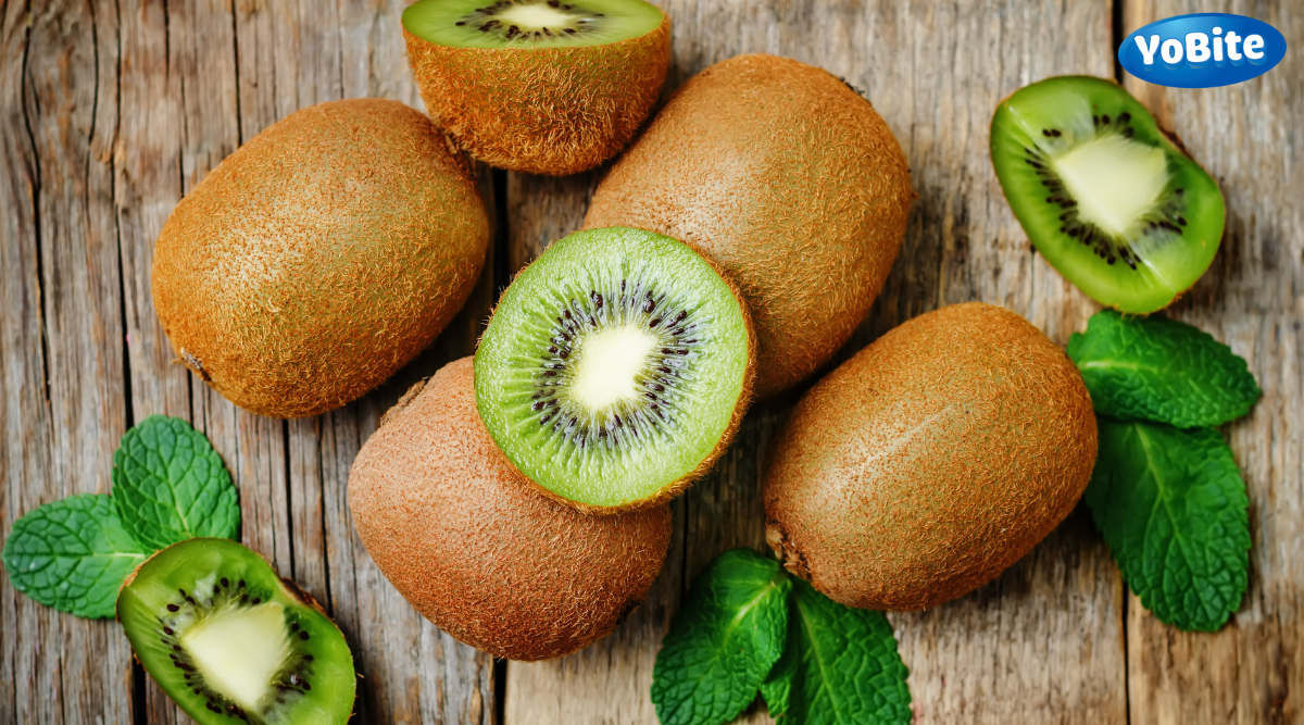 Quả kiwi kết hợp với sữa chua