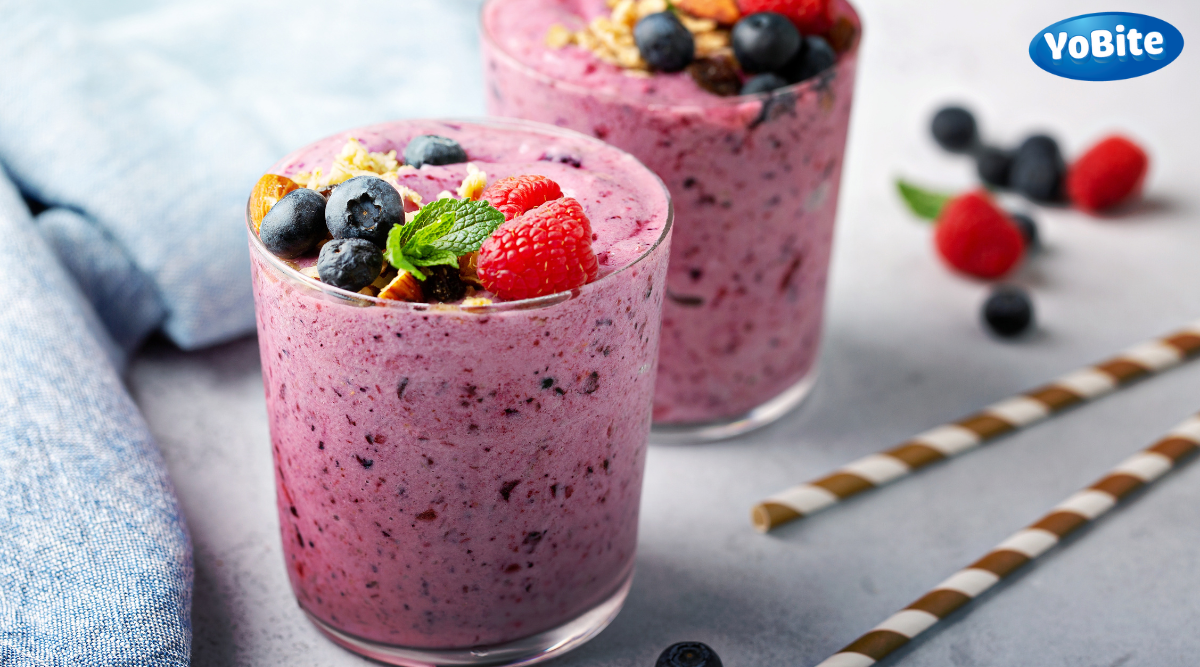 Công thức với sữa chua sấy smoothie